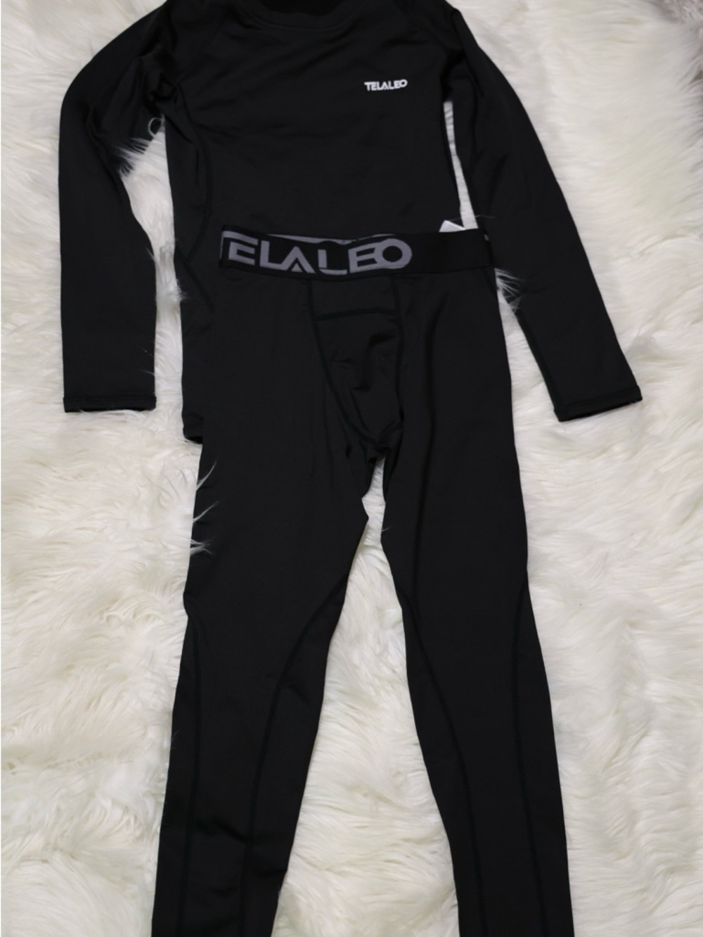 Black Kids' Performance Leggings
